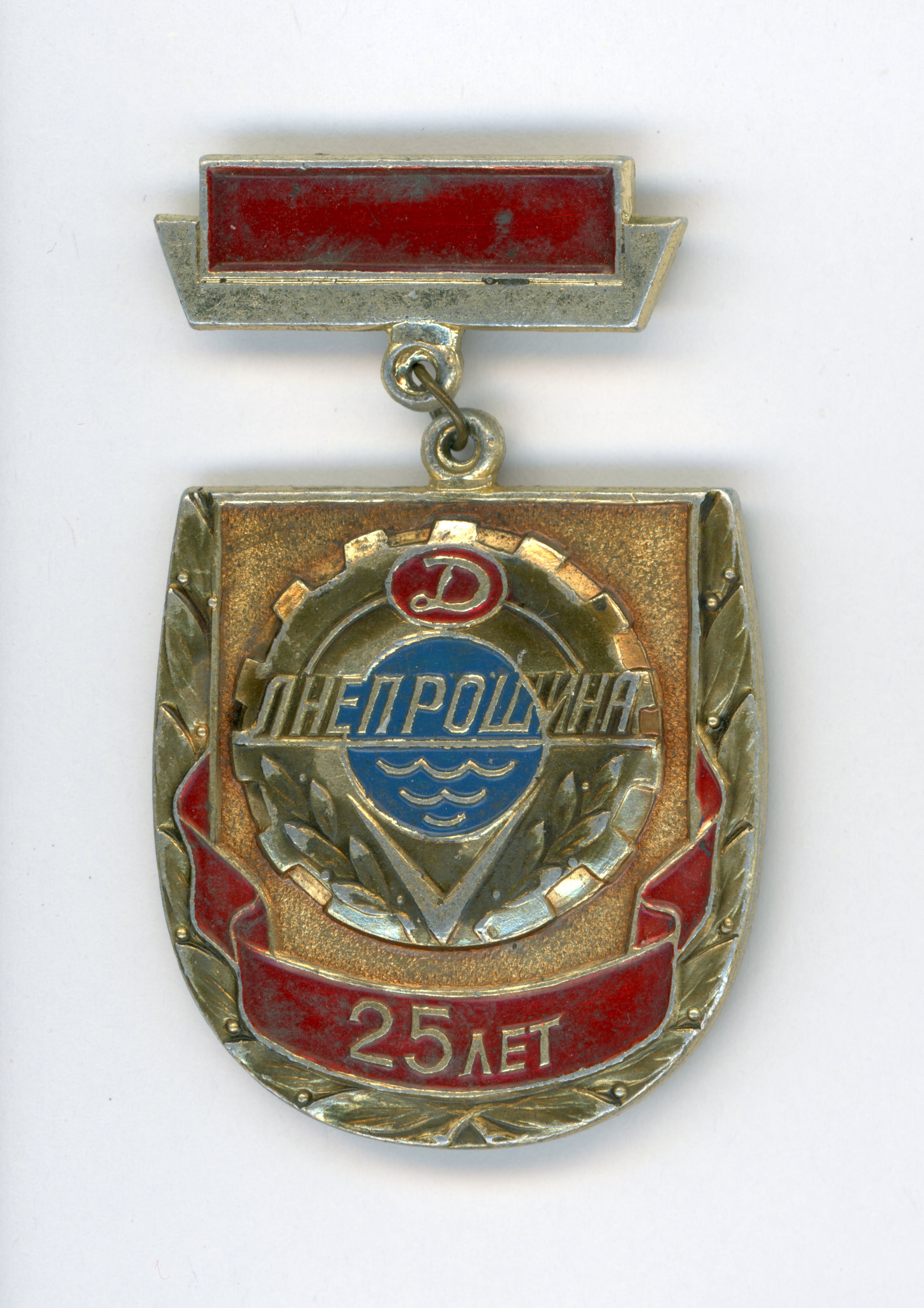 Значок «Дніпрошина 25 років»